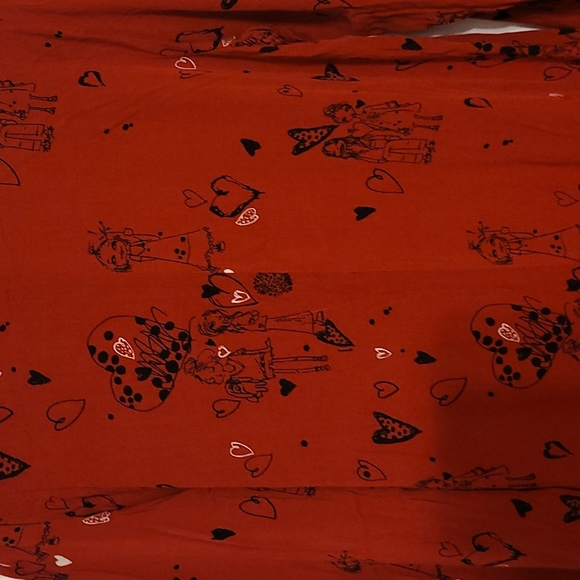 Gorgeous 😍 Red Sweet Patterned Dress - Picture 7 of 15